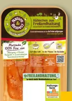 REWE Nature & Respect Freiland-Hähnchen-Innenfilets Angebot