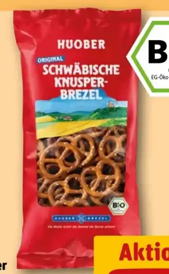 REWE Huober Brezel Original Schwäbische Bio Knusper-Brezel Angebot