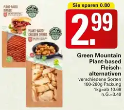WEZ Green Mountain Plant-based Fleischalternativen Angebot