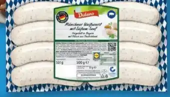 Lidl Dulano Münchner Weißwurst Angebot