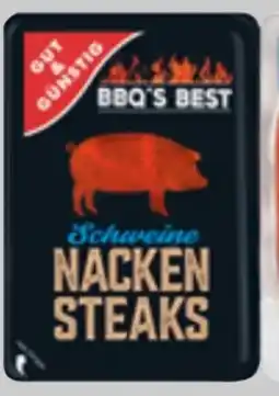 Edeka Xpress Gut & Günstig Schweinenackensteaks Angebot