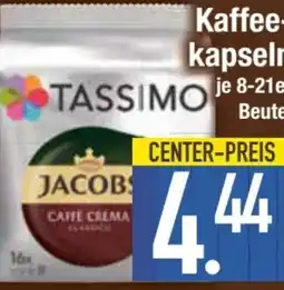 E-Center Jacobs Tassimo Kaffeekapseln Cafe Crema Angebot