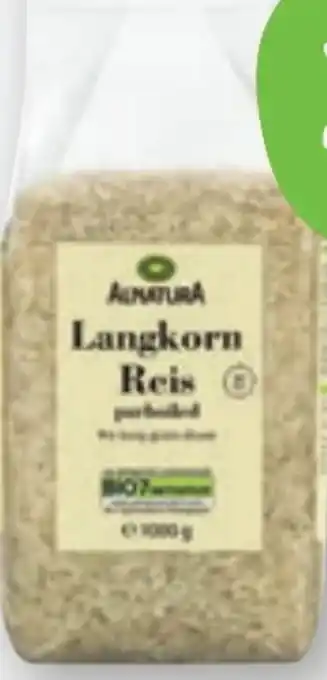 tegut Alnatura Bio-Langkorn Reis Angebot