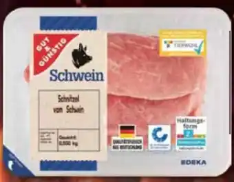 E-Center Gut & Günstig Schweine-Schnitzel Angebot