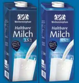 E-Center Weihenstephan Haltbare Milch Angebot