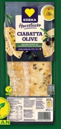 E-Center Edeka Herzstücke Ciabatta Olive Angebot