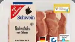 Edeka Gut & Günstig Schweine-Minutensteak Angebot