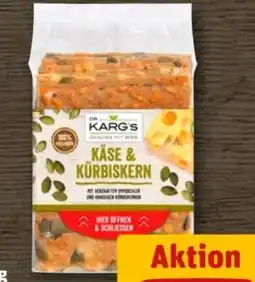 REWE Center Dr. Karg Käse & Kürbiskern Bio Knäckebrot Angebot