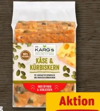 REWE Center Dr. Karg Käse & Kürbiskern Bio Knäckebrot Angebot