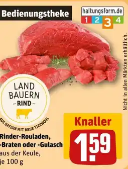 REWE Metzgerei Landbauern Rinder-Rouladen Angebot