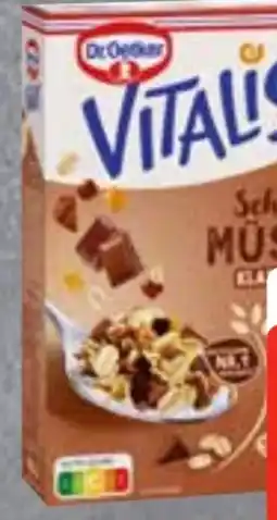 Edeka Frischemarkt Dr. Oetker Vitalis Schokomüsli Angebot