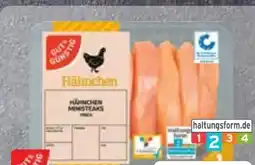 Edeka Gut & Günstig Hähnchen-Ministeaks Angebot