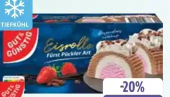 Edeka Gut & Günstig Eisrolle Fürst-Pückler-Art Angebot