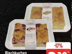 Edeka BackLust Blechkuchen Angebot