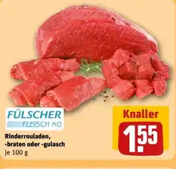 REWE Center Fülscher Fleisch Rinder-Rouladen Angebot