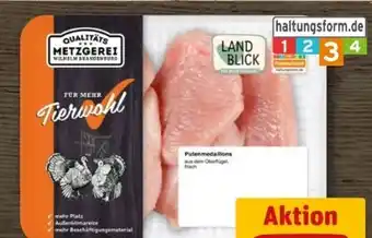 REWE Center Metzgerei Wilhelm Brandenburg Puten-Medaillons Angebot