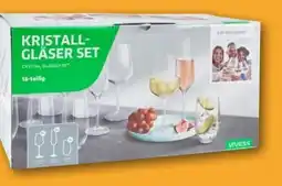 REWE Vivess Kristallgläser 18 tlg Angebot