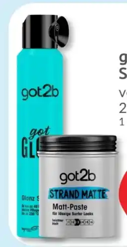 Budni Schwarzkopf Got2b Styling Angebot