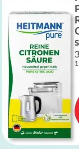Budni Heitmann Pure Reine Citronensäure Pulver Angebot