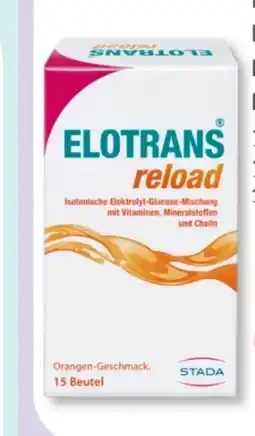 Budni Stada Elotrans Reload Elektrolyt Pulver Angebot