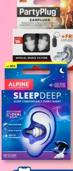Budni Alpine Gehörschutz Sleep Deep Angebot