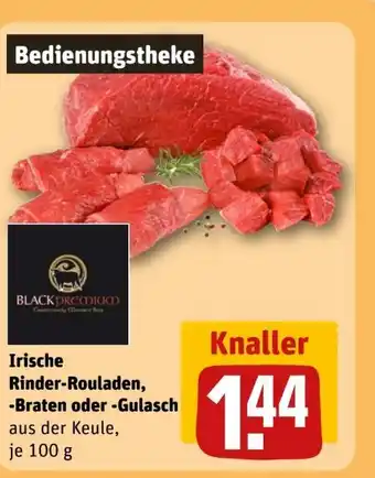 REWE Metzgerei Black Premium Rinder-Rouladen Angebot