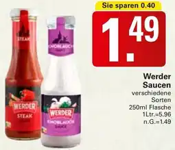 WEZ Werder Saucen Angebot