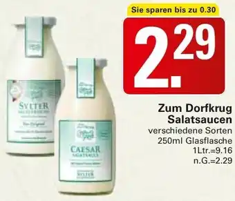 WEZ Zum Dorfkrug Salatsaucen Angebot