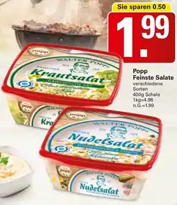 WEZ Popp Feinste Salate Angebot