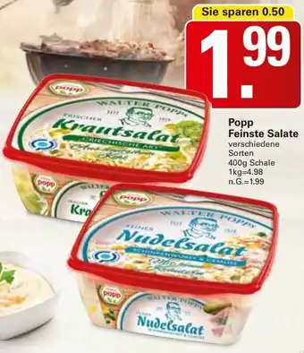 WEZ Popp Feinste Salate Angebot