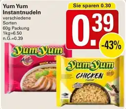 WEZ Yum Yum Instantnudeln Angebot