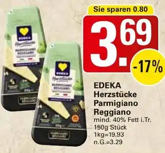 WEZ EDEKA Herzstücke Parmigiano Reggiano Angebot