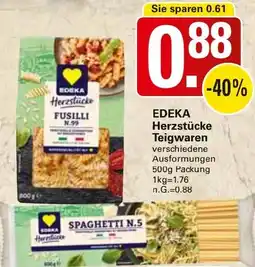 WEZ EDEKA Herzstücke Teigwaren Angebot