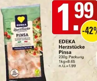 WEZ EDEKA Herzstücke Pinsa Angebot