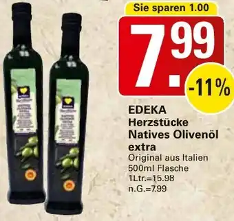 WEZ EDEKA Herzstücke Natives Olivenöl extra Angebot