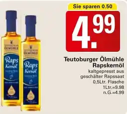 WEZ Teutoburger Ölmühle Rapskernöl Angebot