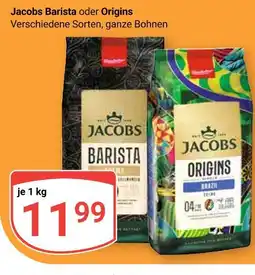 Globus Jacobs barista oder origins Angebot