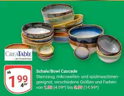 Globus Creatable schale/bowl cascade Angebot
