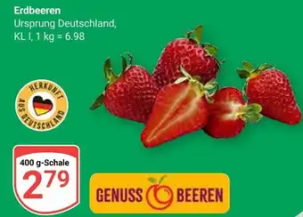 Globus Genuss beeren erdbeeren Angebot