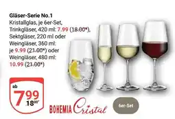 Globus Bohemia cristal gläser-serie no.1 Angebot