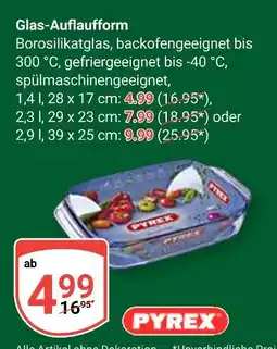 Globus Pyrex glas-auflaufform Angebot