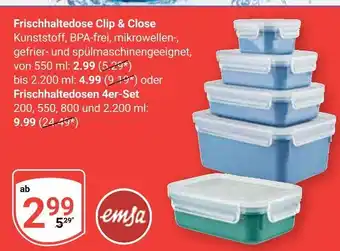 Globus Emsa frischhaltedose clip & close Angebot