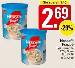 WEZ Nescafé Frappé Angebot