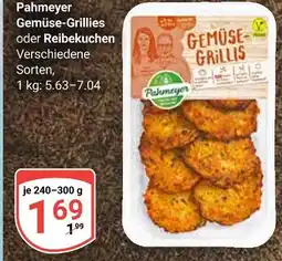 Globus Pahmeyer gemüse-grillies oder reibekuchen Angebot