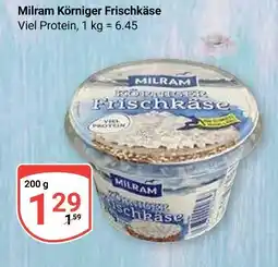 Globus Milram körniger frischkäse Angebot