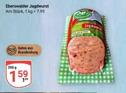 Globus Eberswalder jagdwurst Angebot