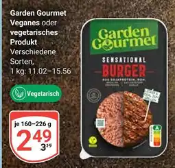 Globus Garden gourmet veganes oder vegetarisches produkt Angebot