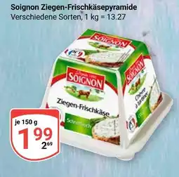 Globus Soignon ziegen-frischkäsepyramide Angebot