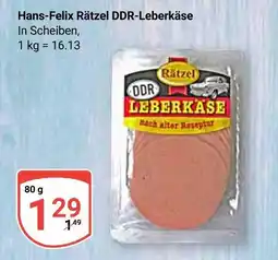 Globus Rätzel hans-felix rätzel ddr-leberkäse Angebot