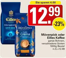 WEZ Mövenpick oder Eilles Kaffee Angebot